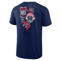 Washington Wizards Split Zone T-Shirt Navy - NBA