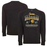 Indiana Pacers Sportiqe Unisex Harmon Super Soft Tri-Blend Raglan Pullover Sweatshirt Black - NBA