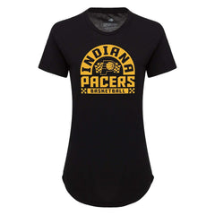 Indiana Pacers Sportiqe Women's Phoebe Super Soft Tri-Blend T-Shirt Black - NBA