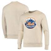 New York Mets Majestic Threads Fleece Pullover Sweatshirt - MLB