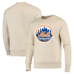 New York Mets Majestic Threads Fleece Pullover Sweatshirt - MLB