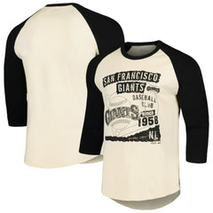 San Francisco Giants Majestic Threads Raglan 3/4-Sleeve T-Shirt - MLB