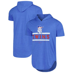 Minnesota Twins Majestic Threads Tri-Blend Hoodie T-Shirt - MLB