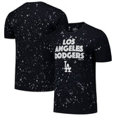 Los Angeles Dodgers Majestic Threads Splatter T-Shirt - MLB