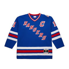 Mark Messier New York Rangers Mitchell & Ness Big & Tall 1993/94 Blue Line 2.0 Jersey - Blue - NHL