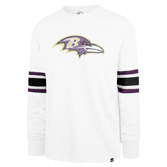 Baltimore Ravens '47 Gridiron Premier Brex Long Sleeve T-Shirt White | 47 brand