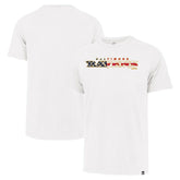Baltimore Ravens '47 Flag Script Franklin T-Shirt White | 47 brand