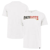 New England Patriots '47 Flag Script Franklin T-Shirt White | 47 brand