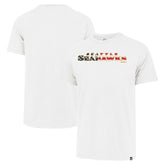 Seattle Seahawks '47 Flag Script Franklin T-Shirt White | 47 brand