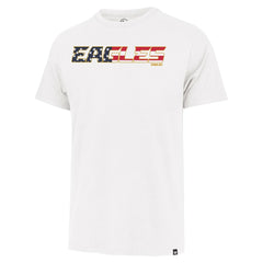Philadelphia Eagles '47 Flag Script Franklin T-Shirt White | 47 brand