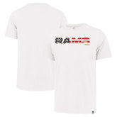 Los Angeles Rams '47 Flag Script Franklin T-Shirt White | 47 brand