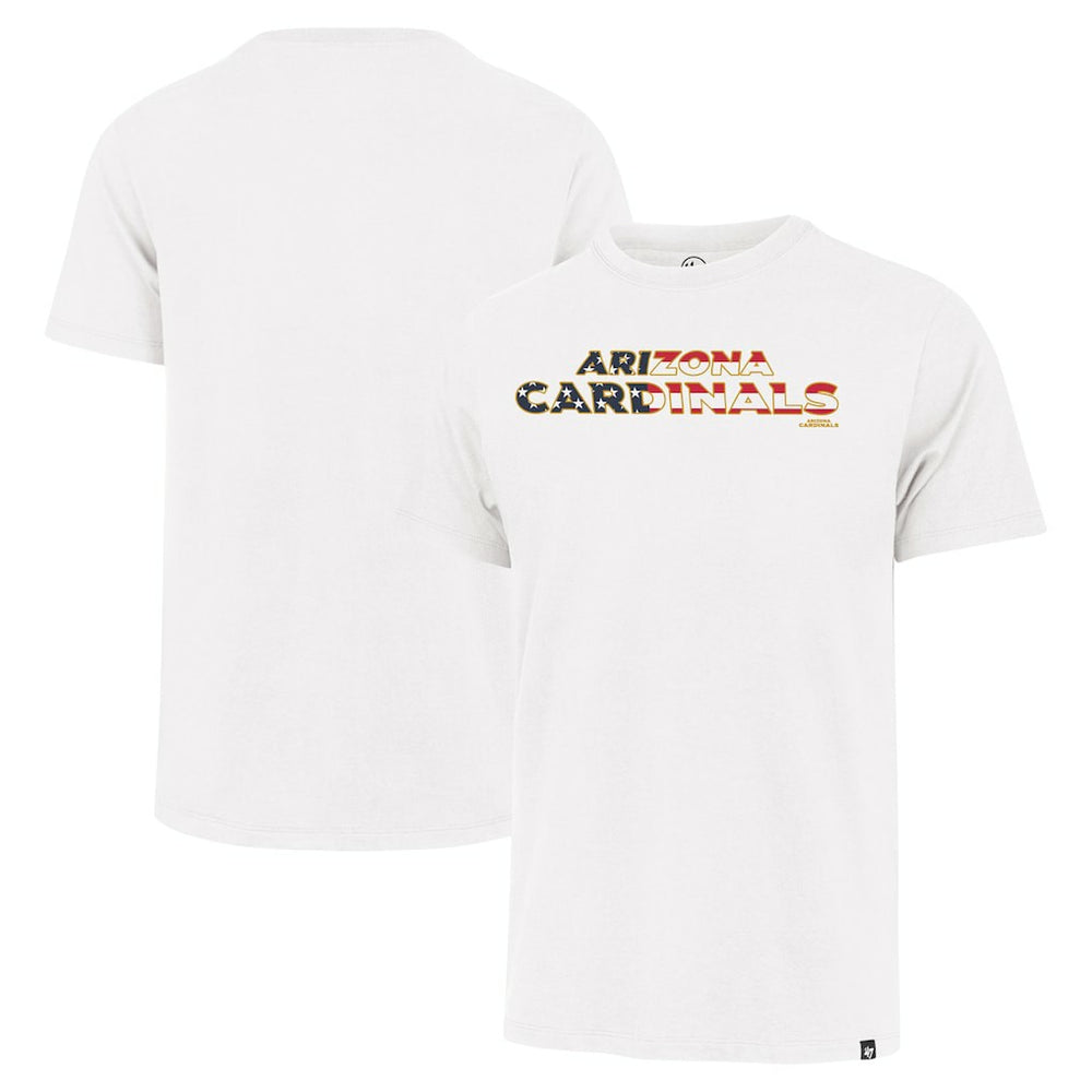 Arizona Cardinals '47 Flag Script Franklin T-Shirt White | 47 brand