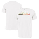Arizona Cardinals '47 Flag Script Franklin T-Shirt White | 47 brand
