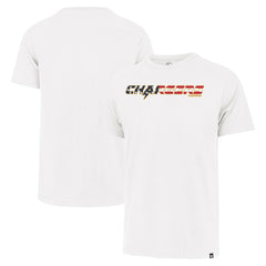Los Angeles Chargers '47 Flag Script Franklin T-Shirt White | 47 brand