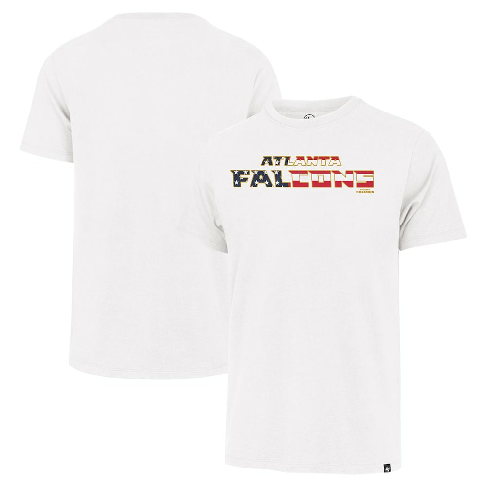 Atlanta Falcons '47 Flag Script Franklin T-Shirt White | 47 brand