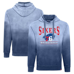 Philadelphia 76ers Sportiqe Unisex Blake Sun-Fade Pullover Hoodie Royal - NBA