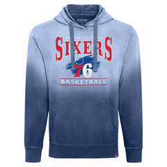 Philadelphia 76ers Sportiqe Unisex Blake Sun-Fade Pullover Hoodie Royal - NBA