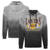 Los Angeles Lakers Sportiqe Unisex Blake Sun-Fade Pullover Hoodie Black - NBA
