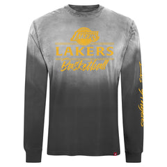Los Angeles Lakers Sportiqe Unisex Mohave Sun-Dipped Long Sleeve T-Shirt Black - NBA
