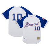 Chipper Jones Atlanta Braves Mitchell & Ness 2004 Cooperstown Collection Authentic Throwback Jersey - MLB
