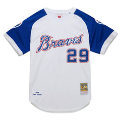 John Smoltz Atlanta Braves Mitchell & Ness 2004 Cooperstown Collection Authentic Throwback Jersey - MLB