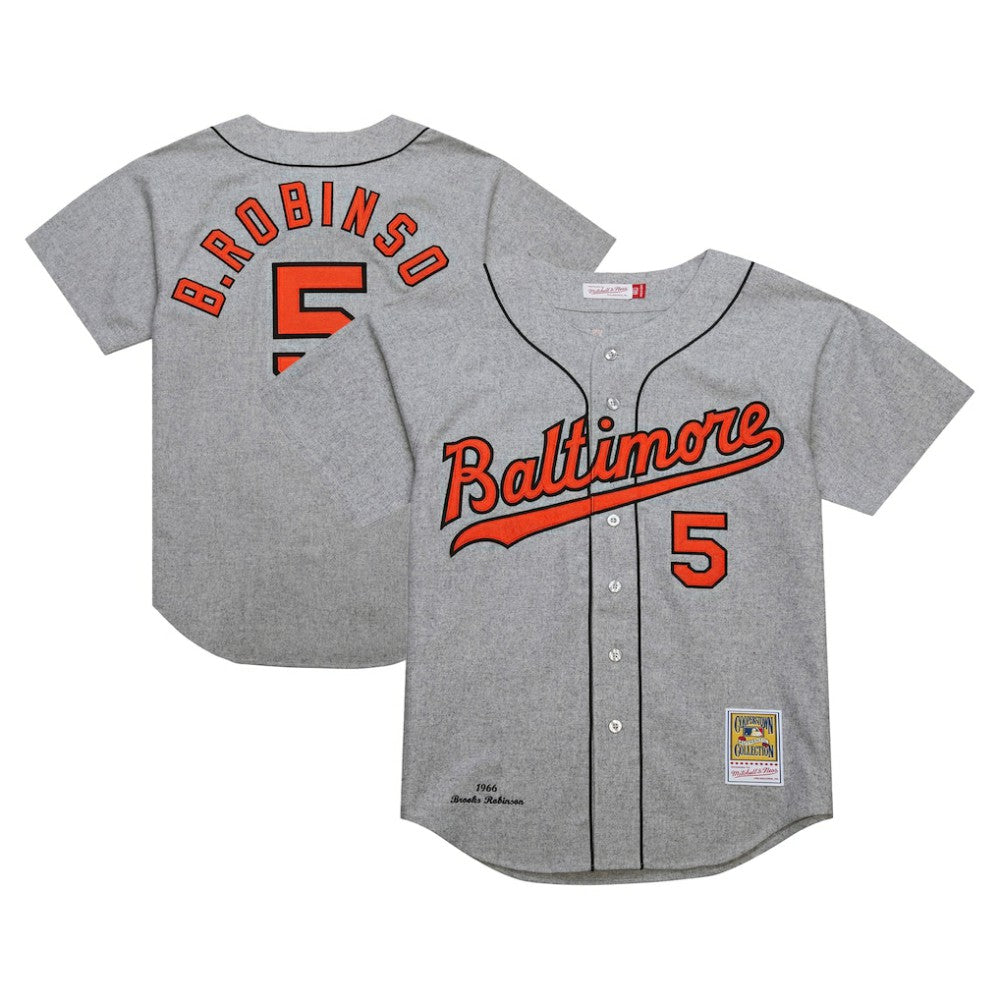 Brooks Robinson Baltimore Orioles Mitchell & Ness Cooperstown Collection 1966 Authentic Jersey - MLB