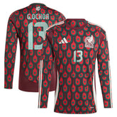Guillermo Ochoa Mexico National Team 2024 Home Replica Player Long Sleeve Jersey Burgundy | Adidas discount