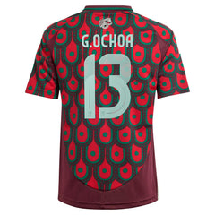 Guillermo Ochoa Mexico National Team Youth 2024 Home Replica Player Jersey Burgundy | Adidas discount