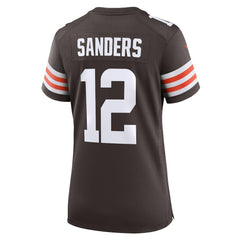 Shedeur Sanders Cleveland Browns Women's 2025 NFL Draft Game Jersey Brown | Nike for Sale