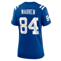 Tyler Warren Indianapolis Colts Women's Game Jersey Royal | Nike for Sale