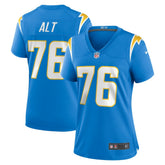 Joe Alt Los Angeles Chargers Women's 2024 NFL Draft First Round Pick Player Game Jersey Powder Blue | Nike for Sale