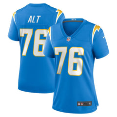 Joe Alt Los Angeles Chargers Women's 2024 NFL Draft First Round Pick Player Game Jersey Powder Blue | Nike for Sale