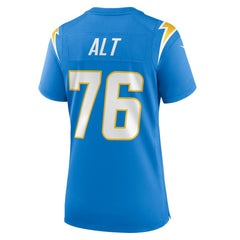 Joe Alt Los Angeles Chargers Women's 2024 NFL Draft First Round Pick Player Game Jersey Powder Blue | Nike for Sale