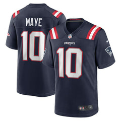 Drake Maye New England Patriots Player Game Jersey Navy | Nike for Sale