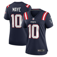 Drake Maye New England Patriots Women's Player Game Jersey Navy | Nike for Sale