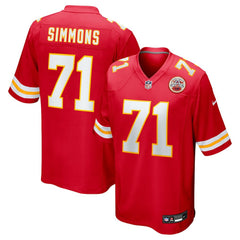 Josh Simmons Kansas City Chiefs 2025 NFL Draft First Round Pick Game Jersey Red | Nike for Sale