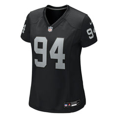 Christian Wilkins Las Vegas Raiders Women's Team Game Jersey Black | Nike for Sale