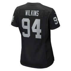 Christian Wilkins Las Vegas Raiders Women's Team Game Jersey Black | Nike for Sale