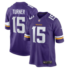 Dallas Turner Minnesota Vikings Player Game Jersey Purple | Nike for Sale