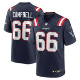 Will Campbell New England Patriots 2025 NFL Draft First Round Pick Game Jersey Navy | Nike for Sale