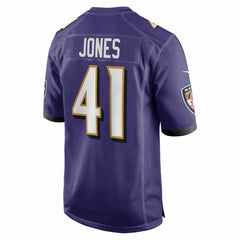 Dre'Mont Jones Baltimore Ravens Team Game Jersey Purple | Nike for Sale