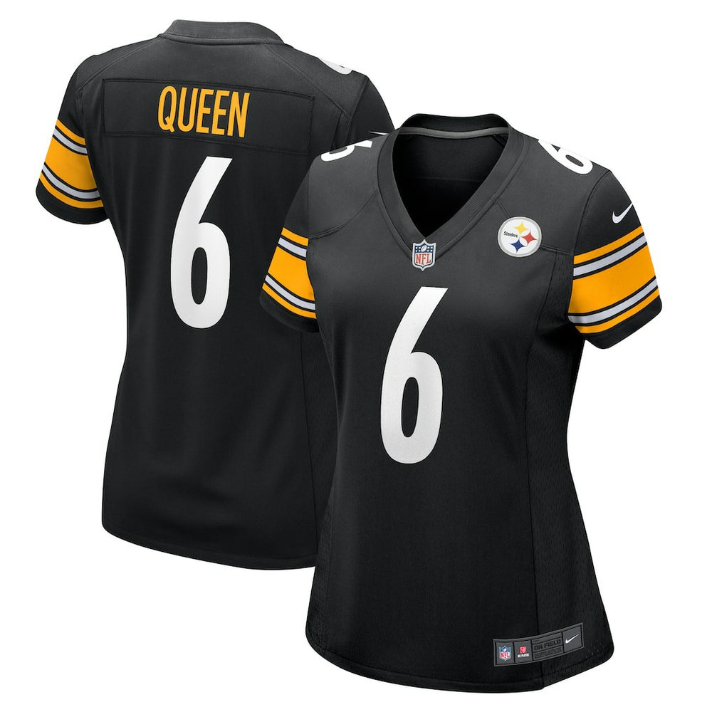 Patrick Queen Pittsburgh Steelers Women's Game Player Jersey Black | Nike for Sale