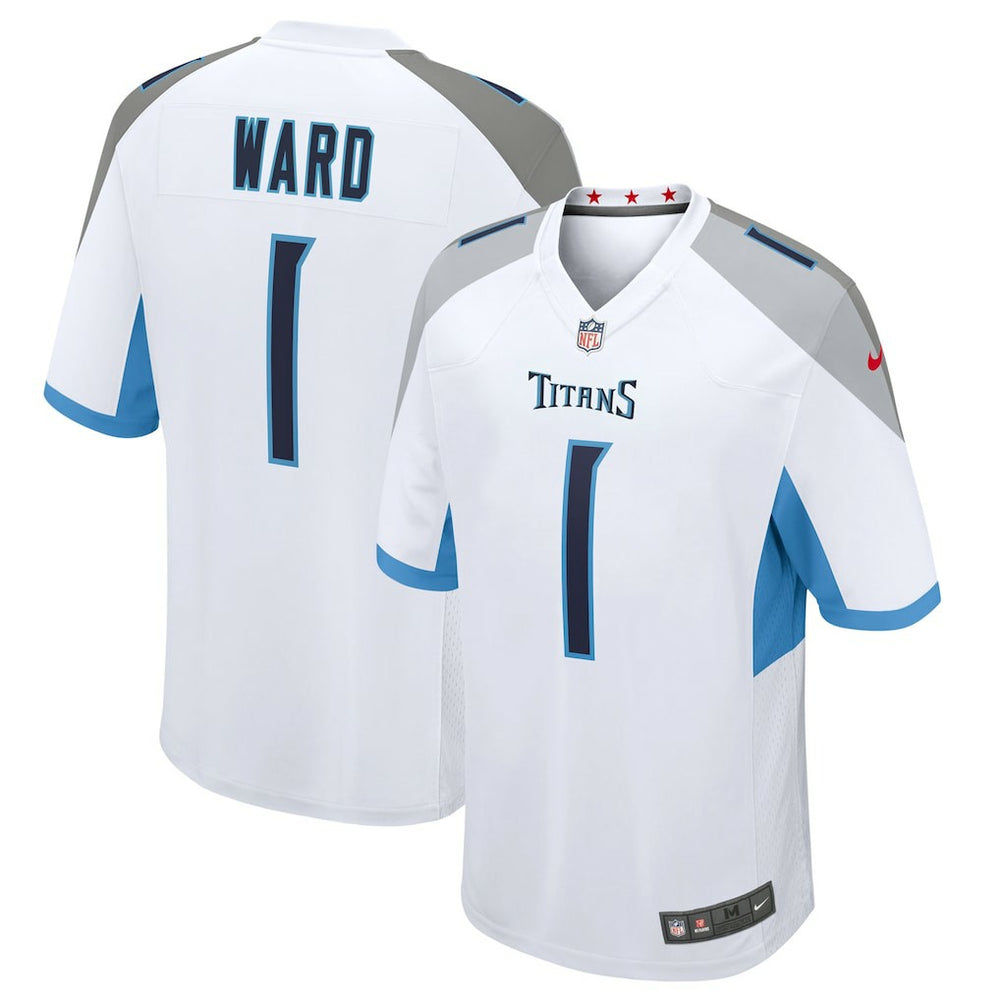 Cameron Ward Tennessee Titans 2025 NFL Draft First Round Pick Game Jersey White | Nike for Sale