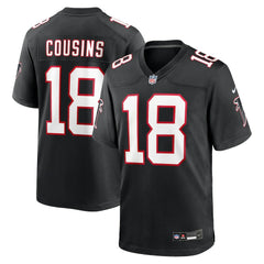 Kirk Cousins Atlanta Falcons Alternate Game Player Jersey Black | Nike for Sale