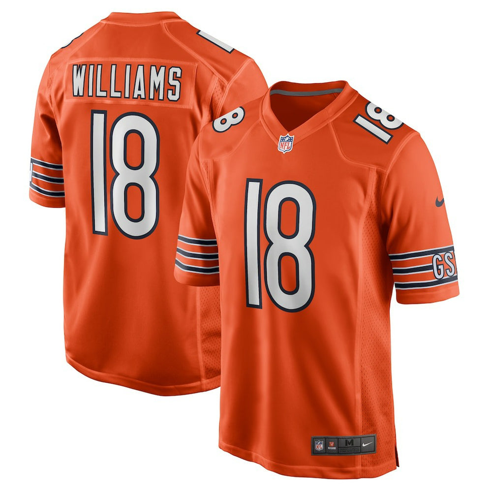 Caleb Williams Chicago Bears Alternate Player Game Jersey Orange | Nike for Sale