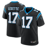 Xavier Legette Carolina Panthers 2024 NFL First Round Pick Game Player Jersey Black | Nike for Sale