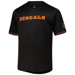 Joe Burrow Cincinnati Bengals Big & Tall Baseball Button-Up Shirt Black | Fanatics