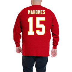 Patrick Mahomes Kansas City Chiefs Big & Tall Thermal Waffle Long Sleeve T-Shirt Red | Fanatics