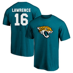Trevor Lawrence Jacksonville Jaguars Big & Tall Player Name & Number T-Shirt Teal | Fanatics