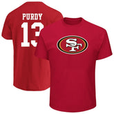 Brock Purdy San Francisco 49ers Big & Tall Player Name & Number T-Shirt Scarlet | Fanatics